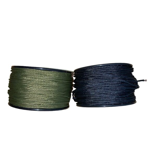 Atwood Micro Cord Rope/ Black & Olive Green 2 NEW Spools - Picture 2 of 4